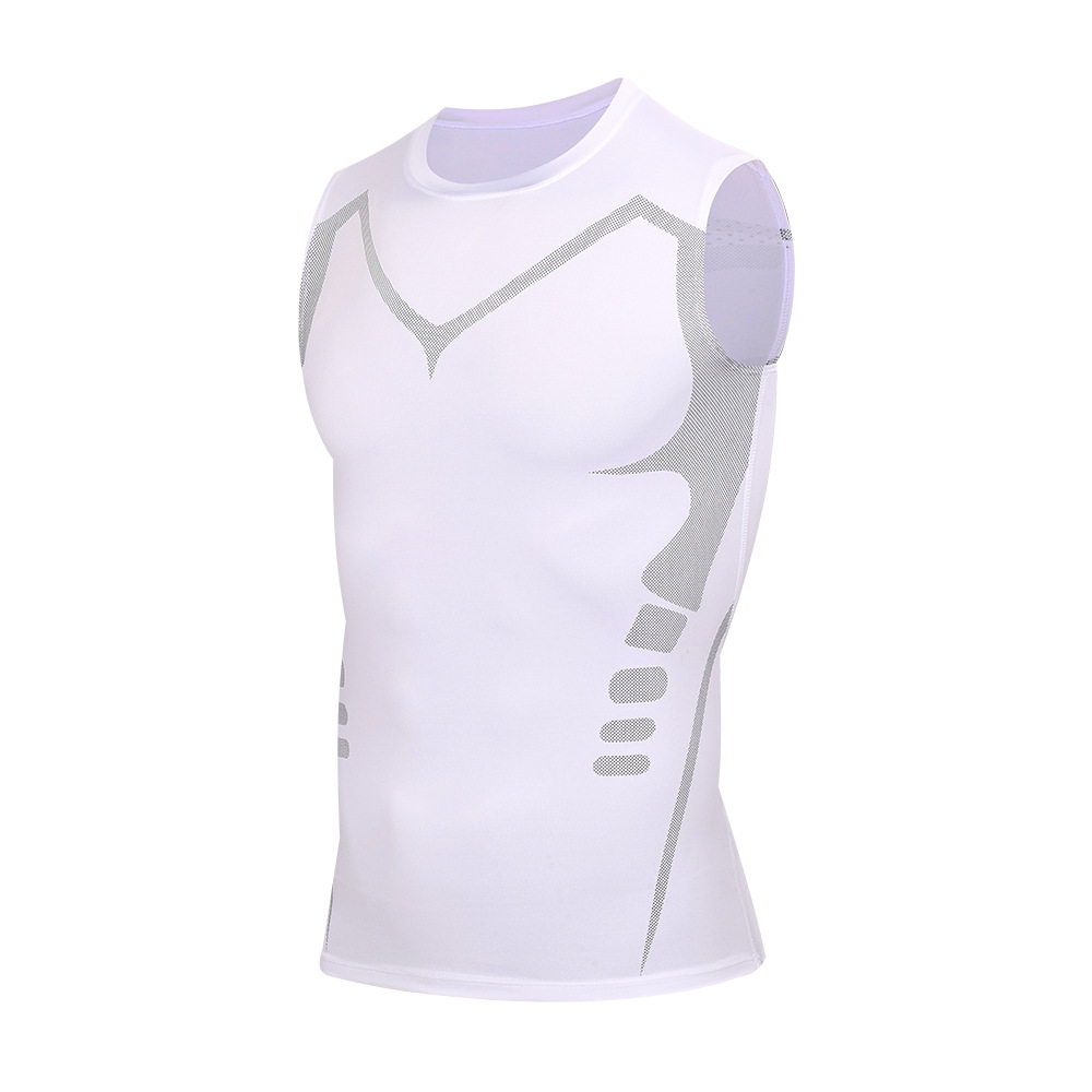 Tank Top Muscle - قميص ضاغط بدون أكمام للرجال، سترة