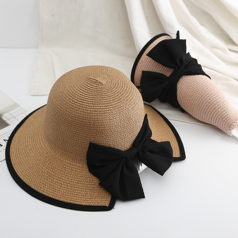 قبعة نسائية K189، قبعة شاطئ، ق - مراجعة Bucket Hat Straw وسعره