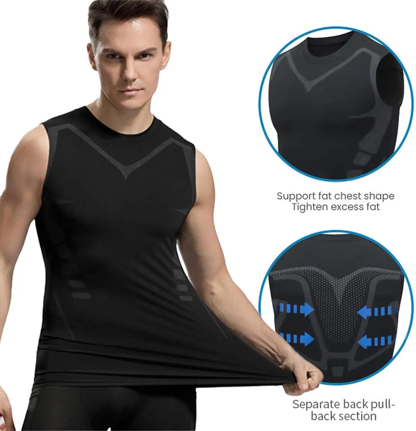 قميص ضاغط بدون أكمام للرجال، س - مراجعة Tank Top Muscle وسعره