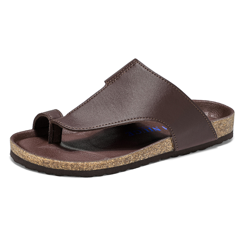 الصيف زائد حجم كبير 48 49 الفل - مراجعة Flip Flop Leather Men وسعره