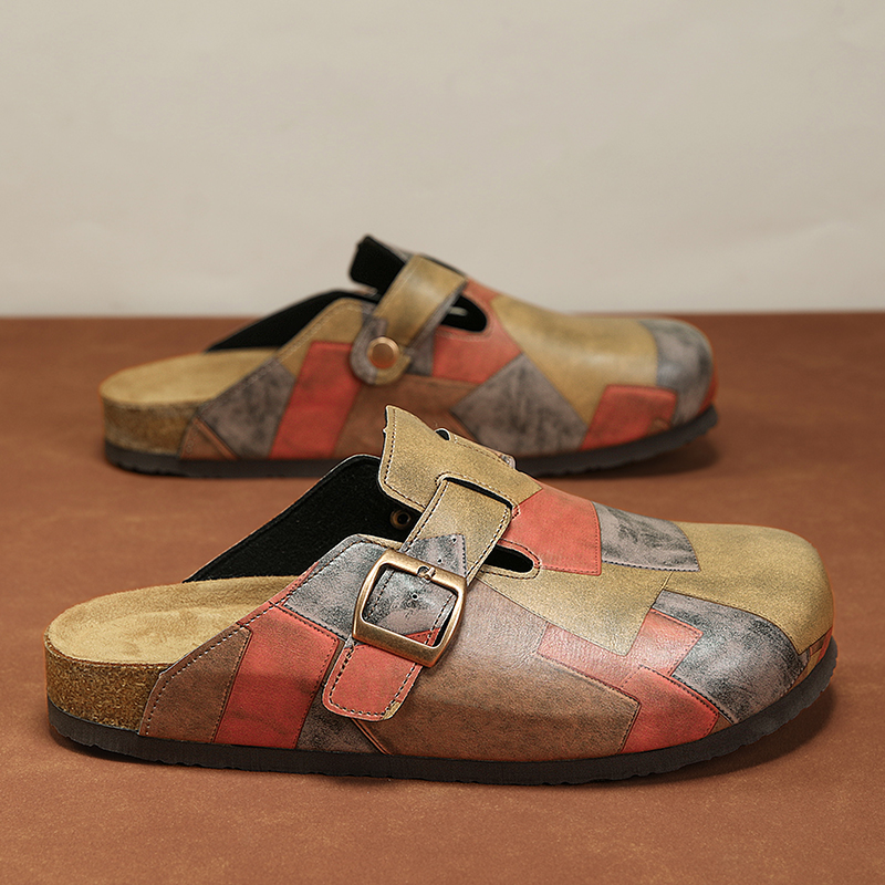 للجنسين الفلين مغلق اصبع القدم - مراجعة Flip Flop Leather Men وسعره