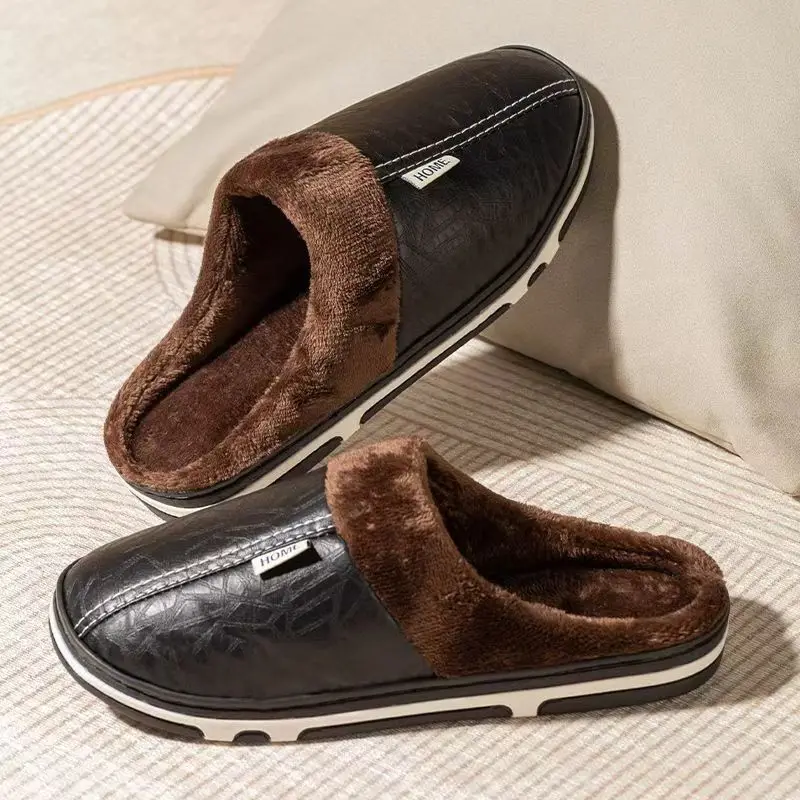 شباشب شتوية رجالية كبيرة الحجم - مراجعة Flip Flop Leather Men وسعره