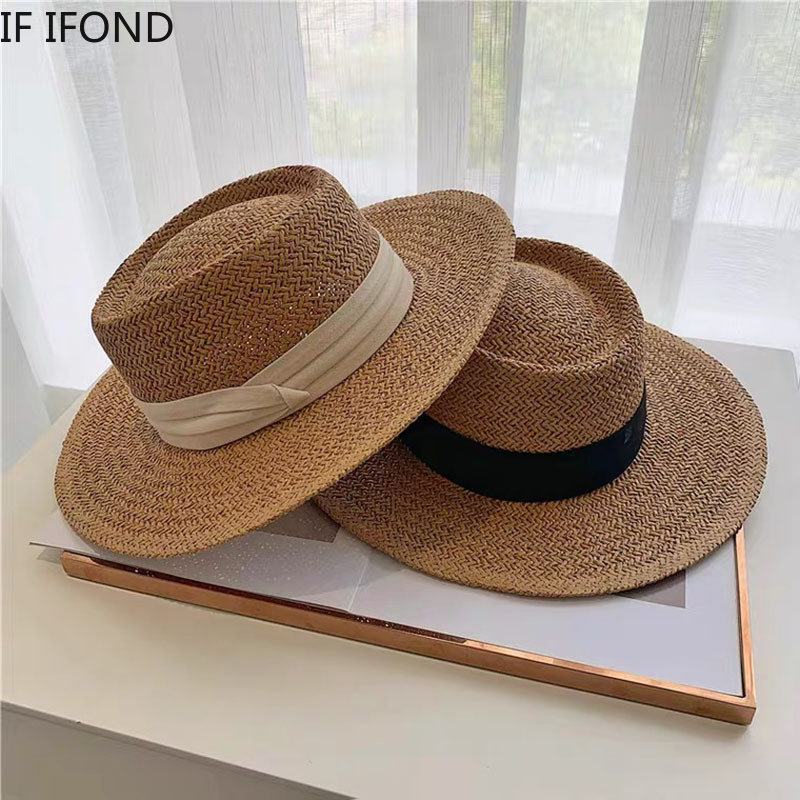 قبعات نسائية صيفية ربيعية قابل - مراجعة Bucket Hat Straw وسعره