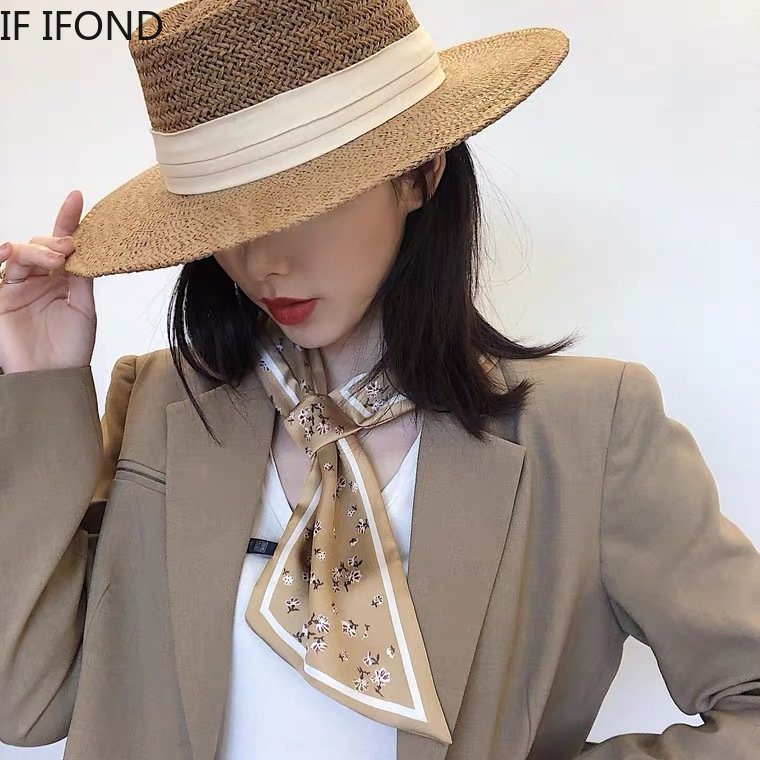 قبعات نسائية صيفية ربيعية قابل - مراجعة Bucket Hat Straw وسعره