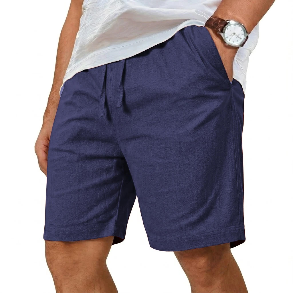 شورت قطني كتان فضفاض كبير الحج - مراجعة Short Linen Drawstring وسعره