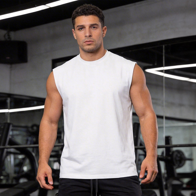 قمصان رياضية رجالية بدون أكمام - مراجعة Tank Top Muscle وسعره